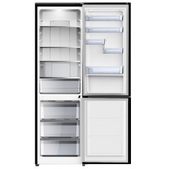 Princess Retro Ψυγειοκαταψύκτης 344lt Total NoFrost Υ195xΠ60xΒ65.8εκ. Μαύρος RCNE489BGL